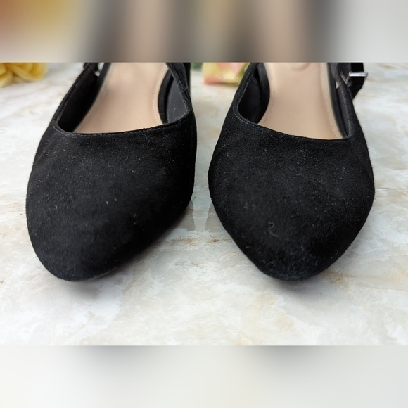 Easy Spirit Evolve Rita Black Slingback Heel Size 8.5 M - Picture 7 of 10